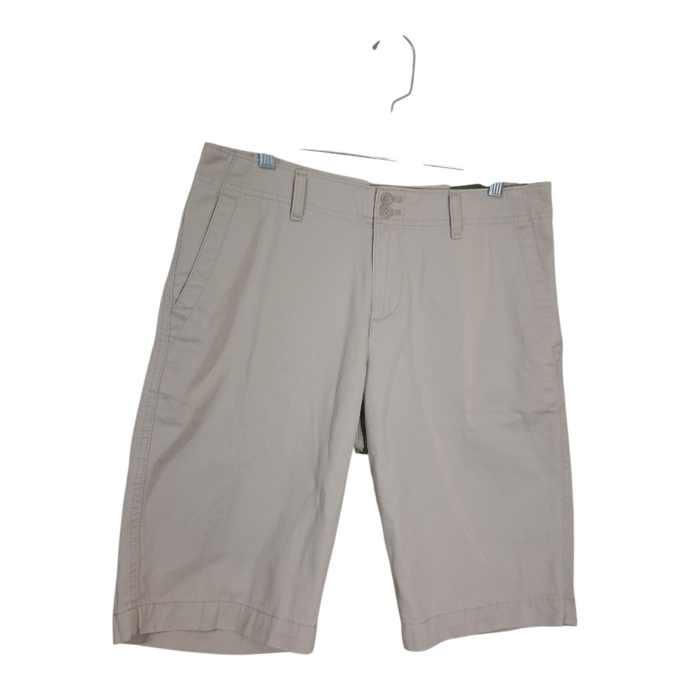 Eddie Bauer Legend Wash Women's 8 Khaki Cotton Gorpcore Blakely Bermuda Shorts